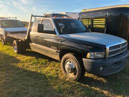 1998 DODGE RAM 3500 FLATBED TK