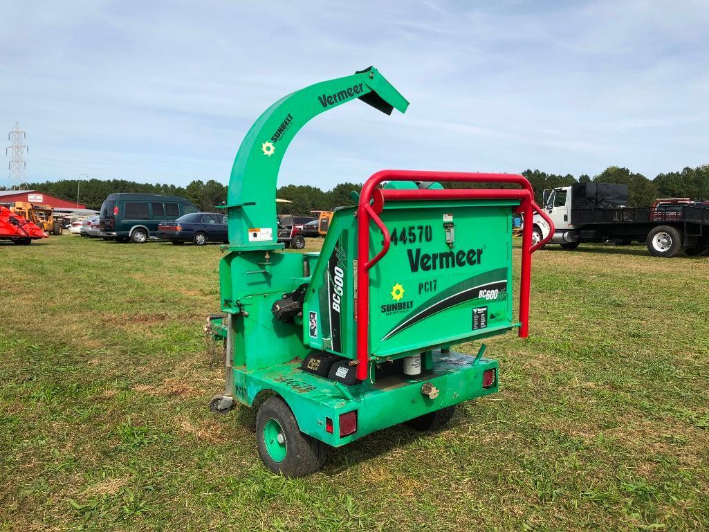 VERMEER BC600XL CHIPPER (HRS READ 821)