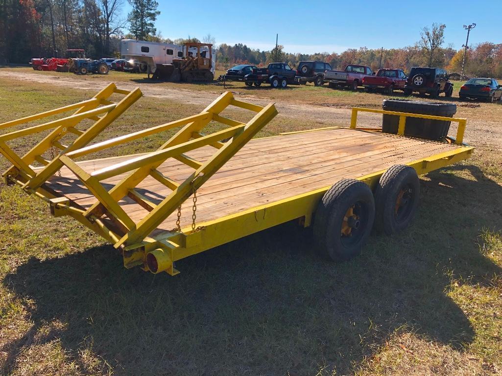 77" X 16' EQUIPMENT TRAILER (2 AXLES, RAMPS, SN-T975883)