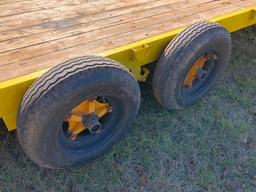 77" X 16' EQUIPMENT TRAILER (2 AXLES, RAMPS, SN-T975883)