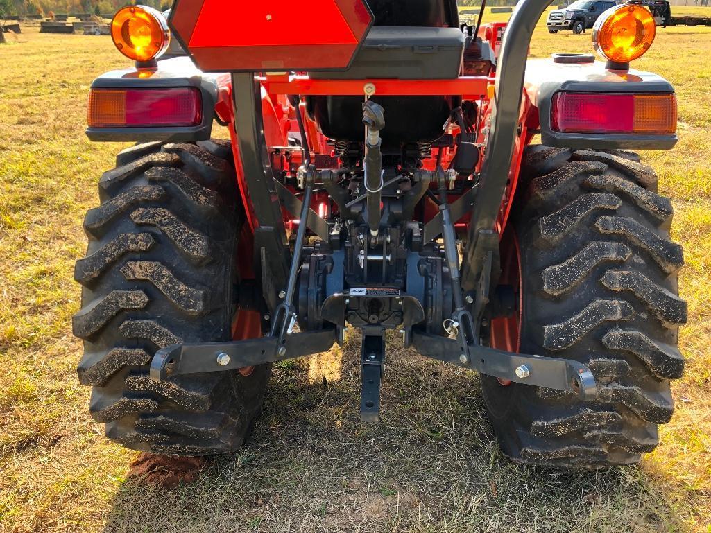 KUBOTA L2501 TRACTOR WITH LOADER (LIKE NEW, WARRANTY THROUGH 4-12-2020, ONLY 38 HRS, LA525 LOADER,