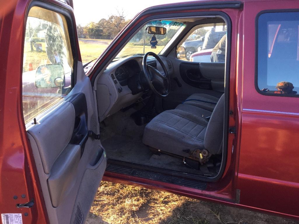 1996 FORD RANGER XLT TRUCK (5 SPD, 2.3L, VIN-1FTCR14A3TTA52205, MILES-164357) - RESERVFE 2500