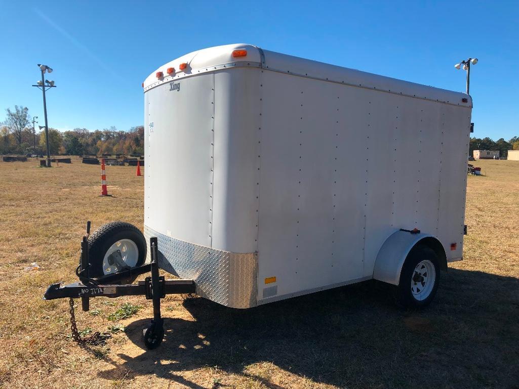 2002 CARGO KING ENCLOSED TRAILER-NO TITLE (6' X 10', VIN-4X42TSE4102U304863) - RESERVE 1500