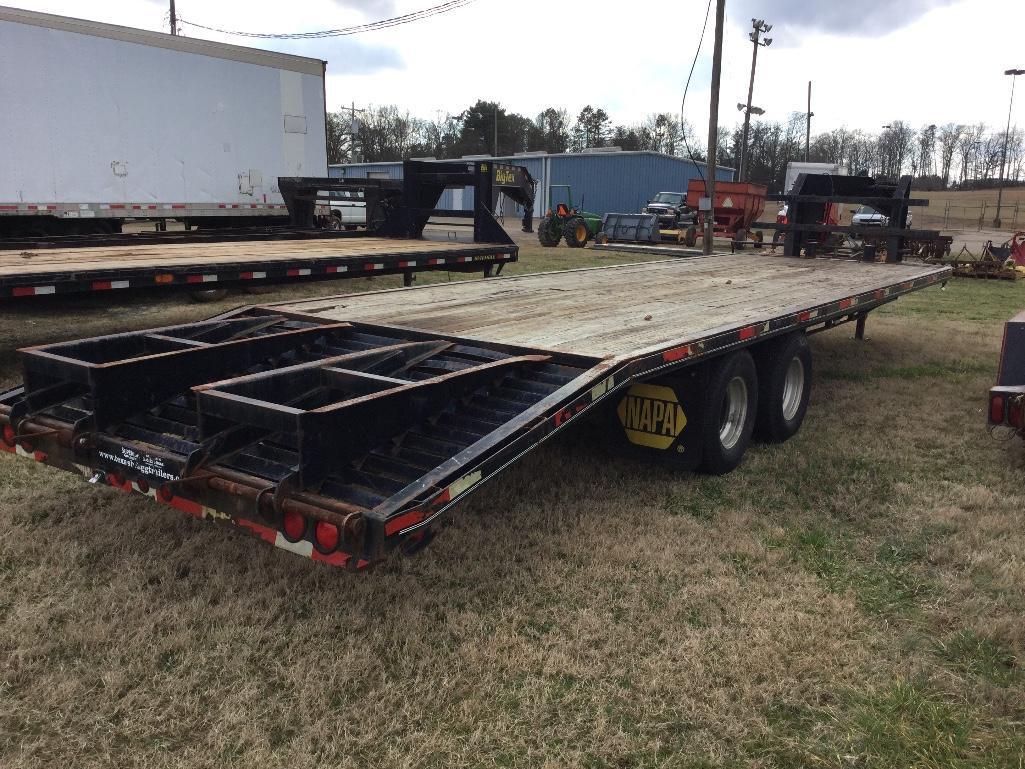 TEXAS BRAGG EQUIPMENT TRAILER-NO TITLE (GOOSENECK, 30FT, 10 TON, DUAL T/A)