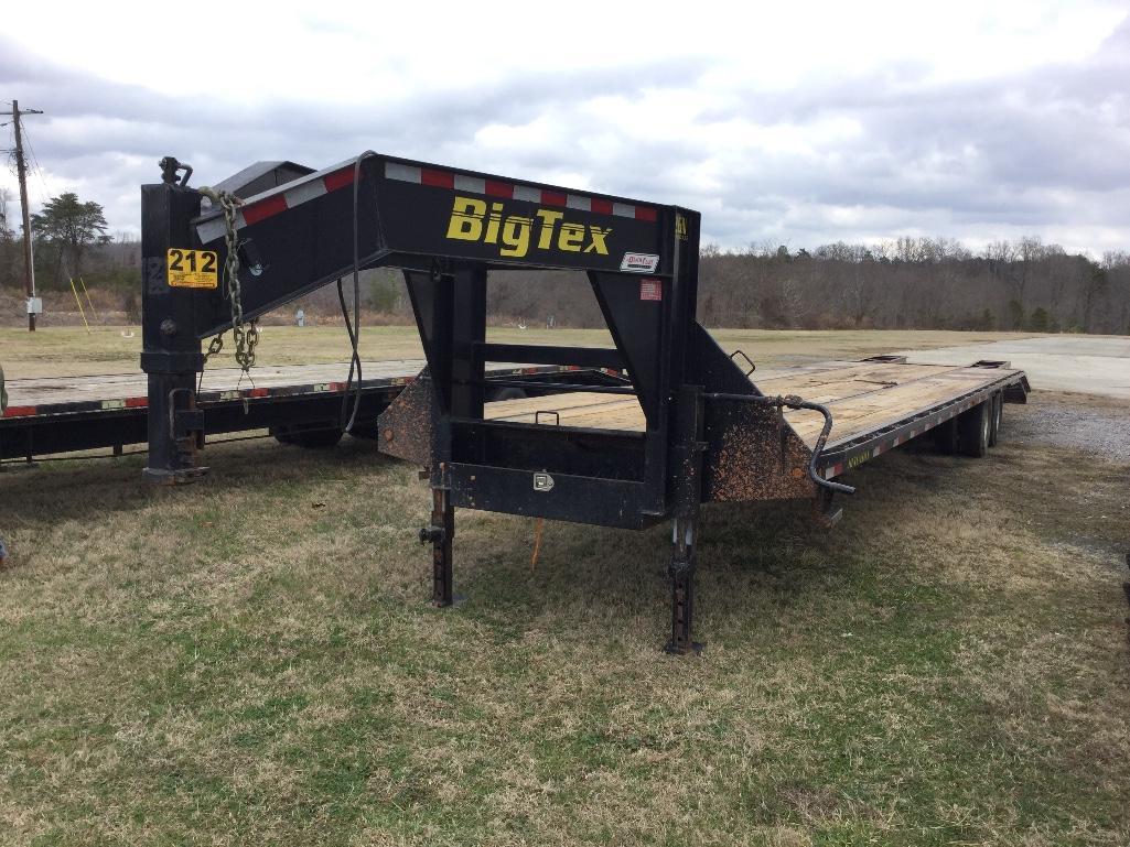 **NO TITLE** 2014 BIG TEX 22GN EQUIPMENT TRAILER , (40FT, 10 TON, VIN-16VGX3529E2629679)