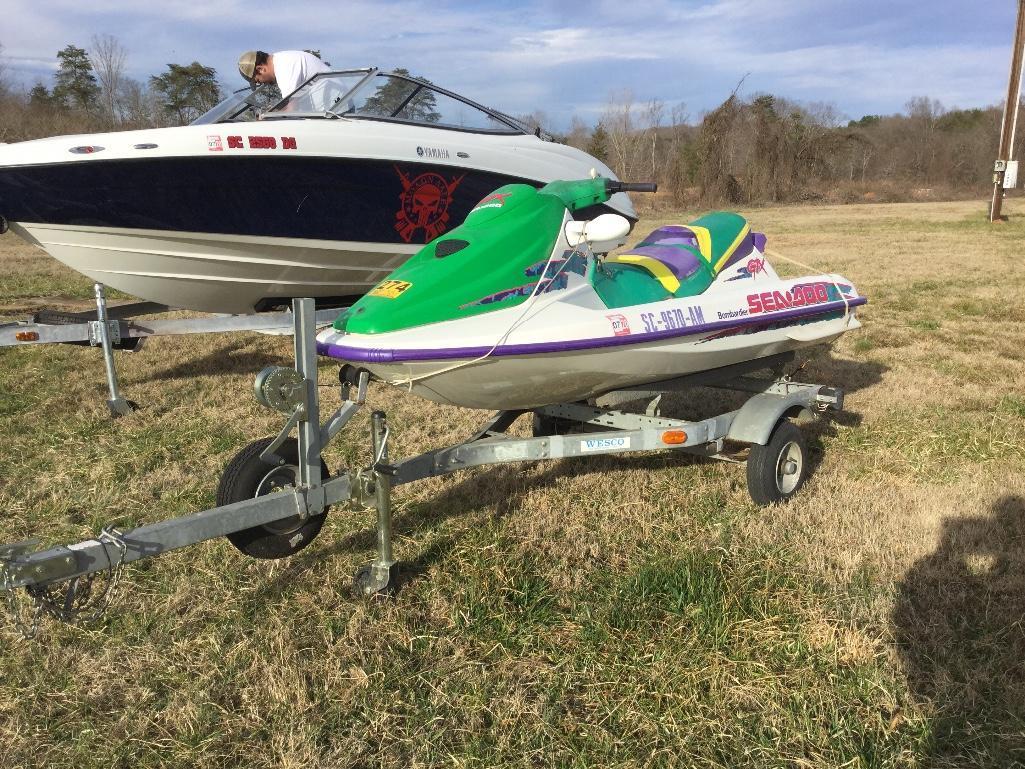 1995 SEADOO 9.11' BOMBARDIER (HULL ID-7ZZNE5579C595)