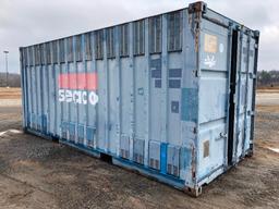 20FT SHIPPING CONTAINER (8FT HT, VENTED)