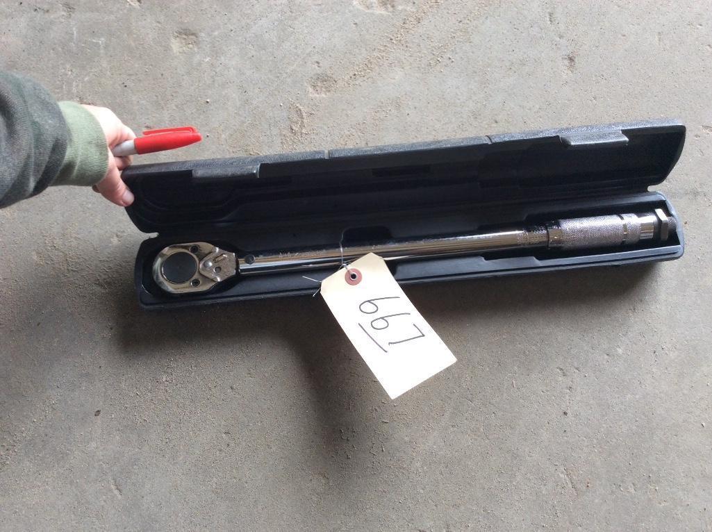 PITTSBURGH CLICK CLICK TYPE TORQUE WRENCH