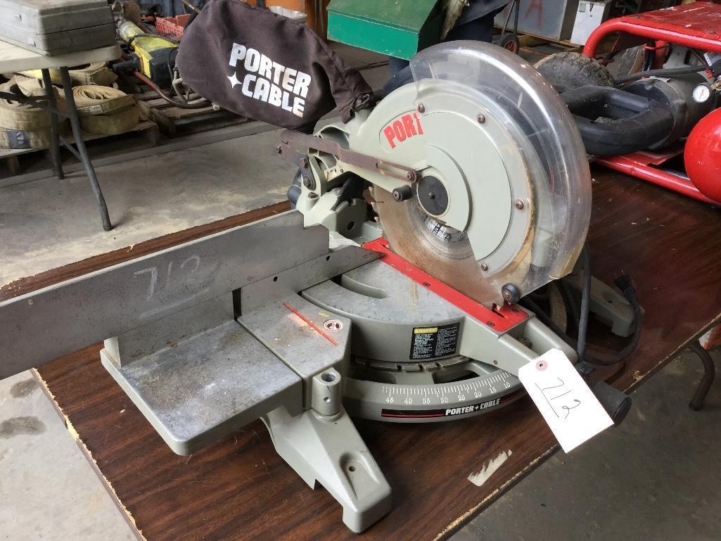 PORTER CABLE MODEL 3802 12 INCH COMPOUND MITER SAW (WORKING CONDITION)