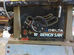 DELTA 10 INCH BENCH SAW (WORKING CONDITION)