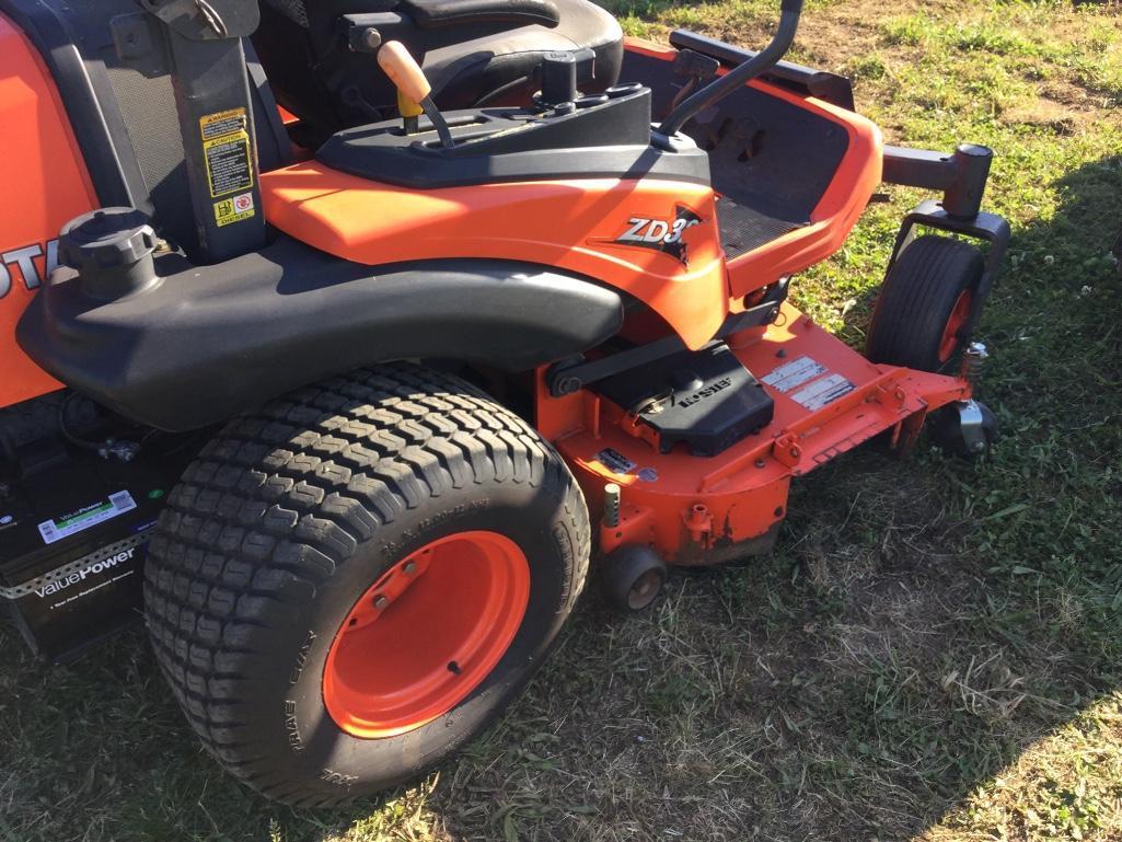 Kubota Z D326 Zero Turn Mower (60in Cut, Diesel, SN-RCK60P3312, HRs 1500) R1