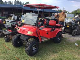 2003 RUFF & TUFF ELECTRIC GOLF CART (STREET LEGAL, 48 VOLT, BATTERIES 6 MONTHS OLD, CUSTOMIZED, LIFT