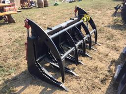 66" ROOT RAKE GRAPPLE FOR SKID STEER