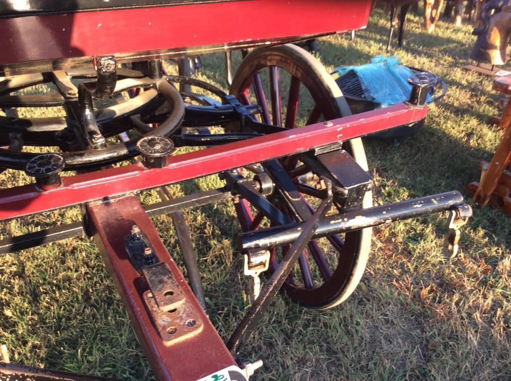 MILLER CARRIAGE CO 8 PASSENGER WAGONETTE