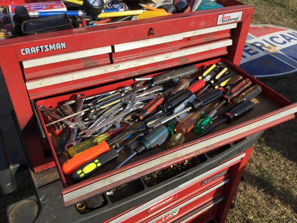 CRAFTSMAN 11 DRAWER TOOLBOX & CONTENTS