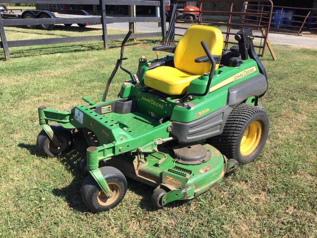 JOHN DEERE 2930A ZERO TURN MOWER