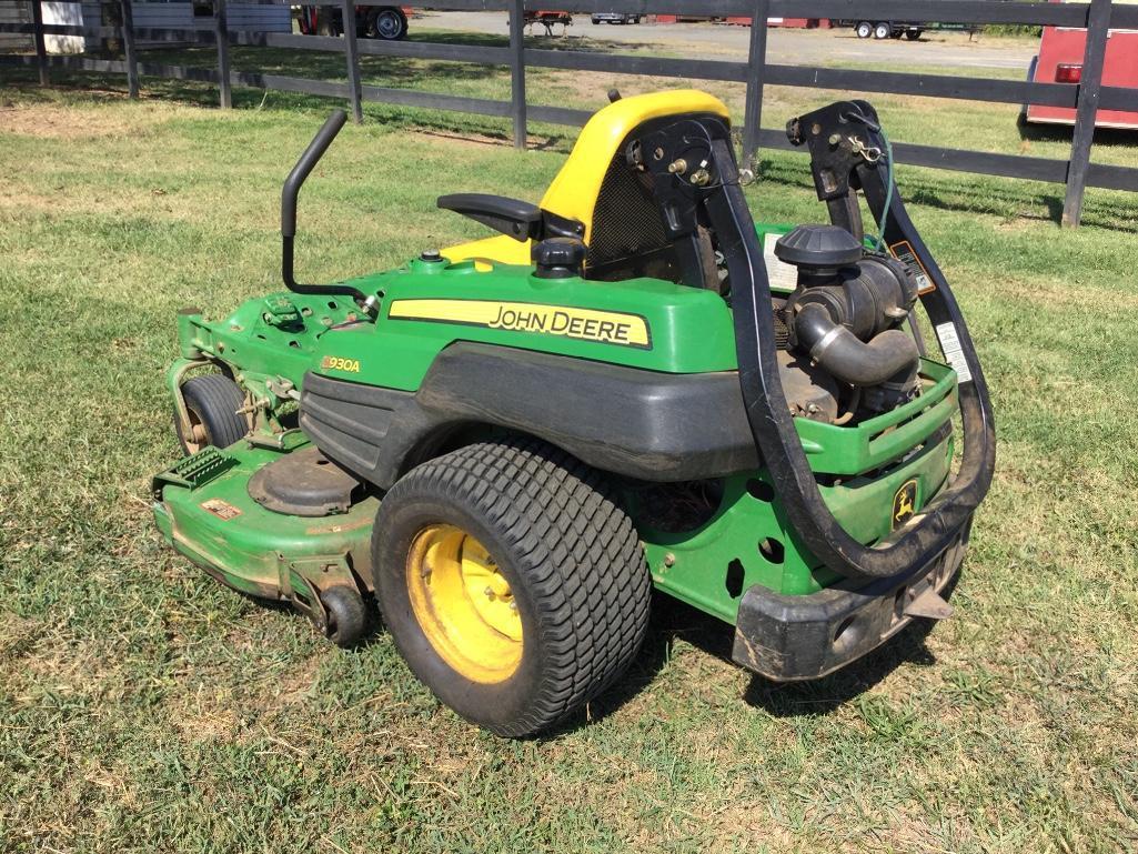 JOHN DEERE 2930A ZERO TURN MOWER