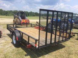 2019 CARRY-ON TRAILER W/LANDSCAPE GATE ON REAR (SIDE RAMPS, VIN-4YMBU1219KG013443) R2