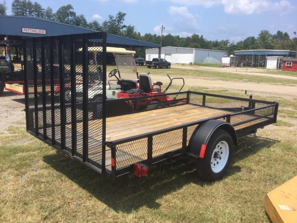 2019 CARRY-ON TRAILER W/LANDSCAPE GATE ON REAR (SIDE RAMPS, VIN-4YMBU1219KG013443) R2