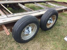 90in X 19ft 2 AXLE TRAILER **NO TITLE** R2