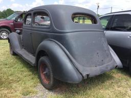 1936 FORD 2 DR SEDAN**NO TITLE** PARTS ONLY (NO MOTOR, NO TRANSMISSION) R2