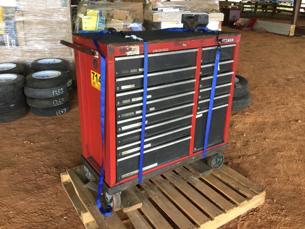 CRAFTSMAN TOOL BOX-LOADED W/TOOLS R2