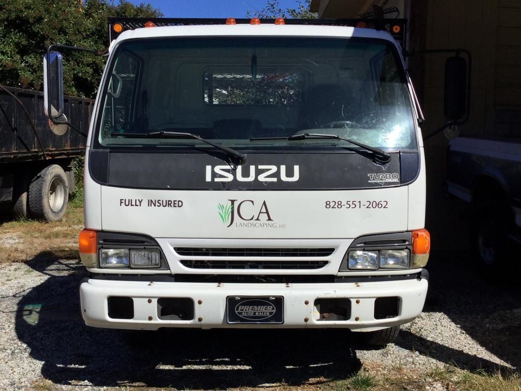 2005 ISUZU NPR HD CAB OVER LANDSCAPE TRUCK