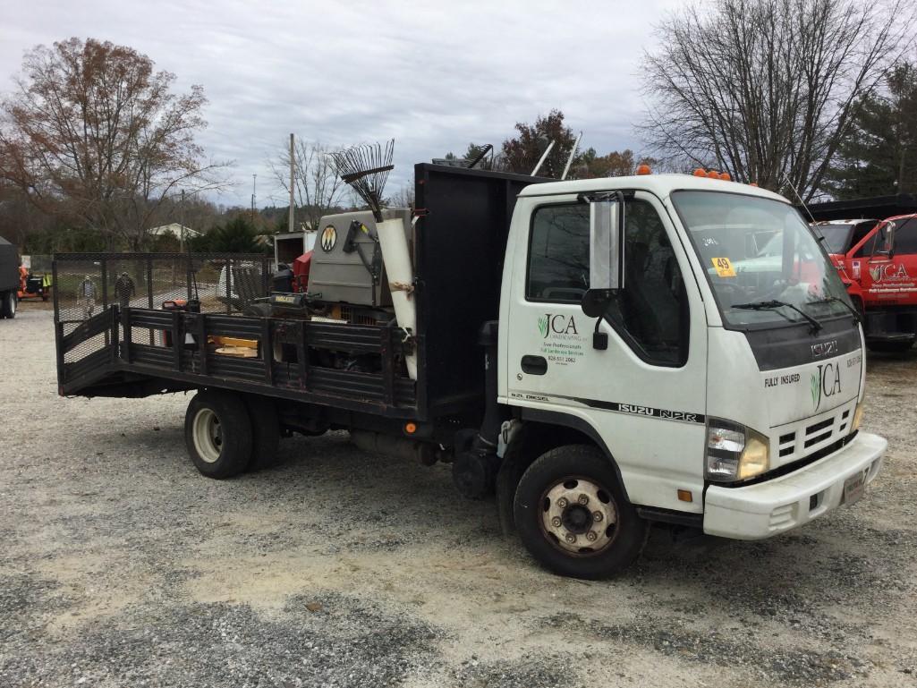 2006 ISUZU NPR CAB OVER...LANDSCAPE TRUCK