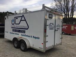 2018 E-Z HAULER ALUMINUM ENCLOSED V-NOSE...TRAILER