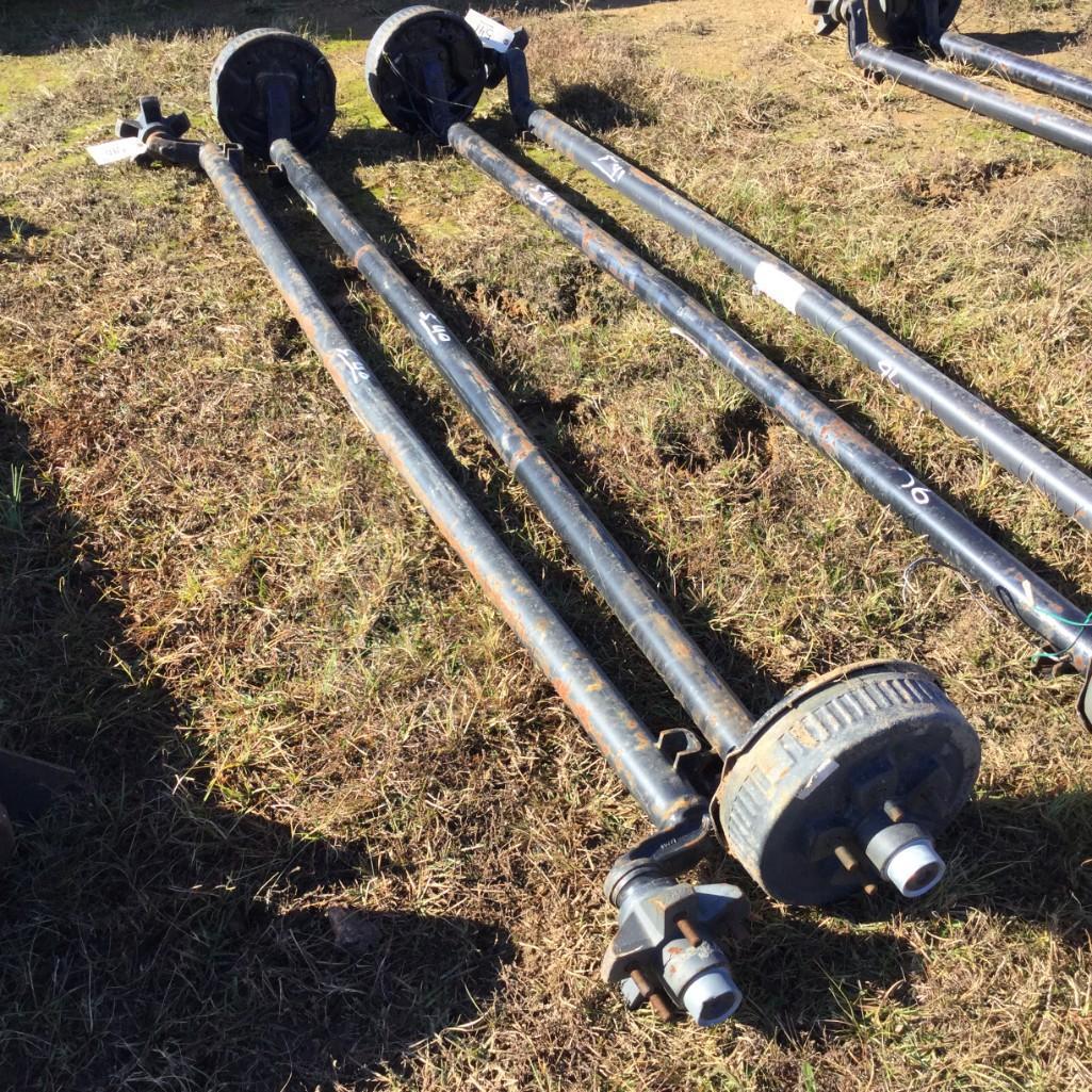 (2) 76" TRAILER AXLES