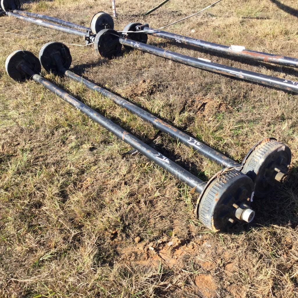 (2) 76" TRAILER AXLES