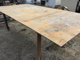 METAL TABLE 5'X10'