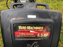 YARD MACHINE 3 WAY CHIPPER