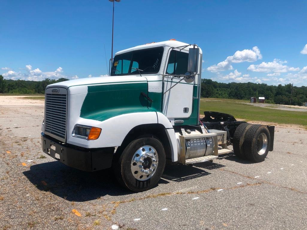 1999 FREIGHTLINER ROAD TRACTOR (10spd, ROCKWELL TRANS, CUMMINS 6CYL DIESEL, S/A, MILES READ-EXEMPT,
