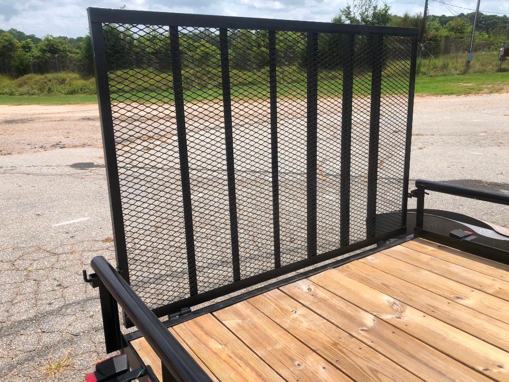 2020 77"X14' SINGLE AXLE UTILITY TRAILER (RAMP GATE, VIN-4YMBU141XLG037085) R1