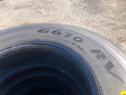 (3) GOODYEAR RV TIRES 315/80R 22.5