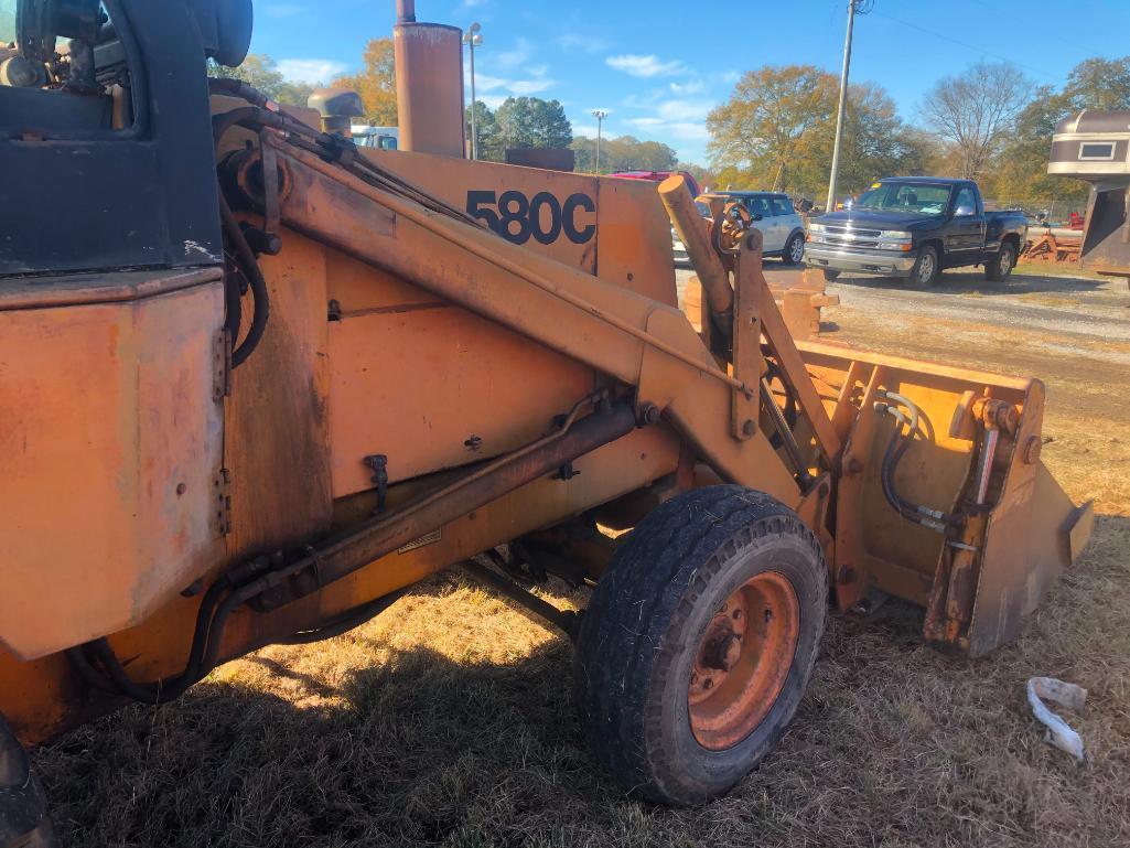 CASE 580 BACKHOE W/EXTEND-A-HOE & 4N1 BUCKET