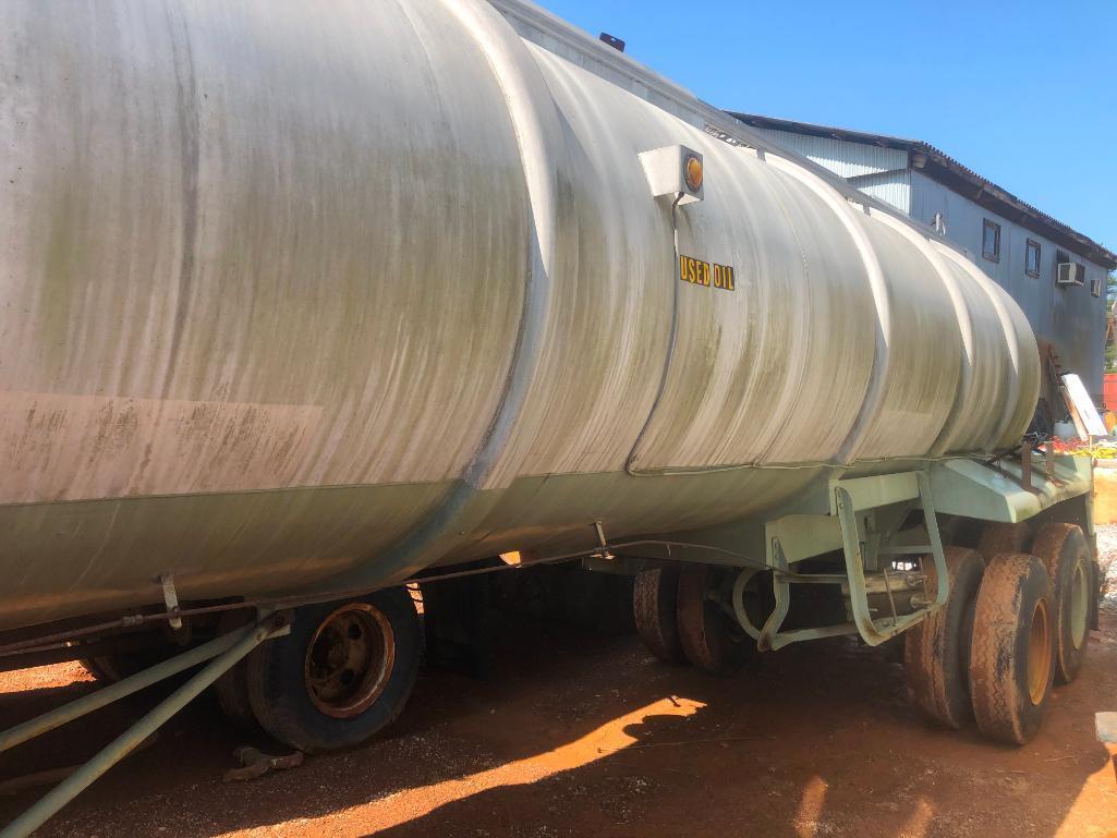 1960 BUTLER ALUMINUM FUEL TANKER TRAILER