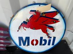 MOBIL OIL METAL SIGN