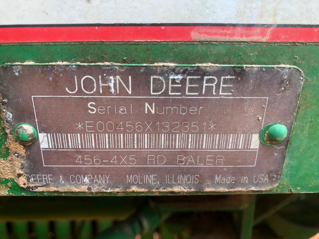 JOHN DEERE 456 ROUND HAY BALER