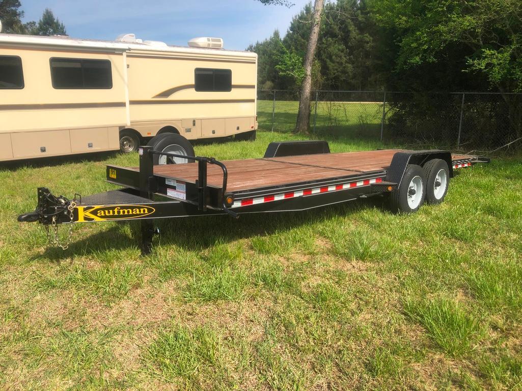 2018 KAUFMAN TILT EQUIPMENT TRAILER