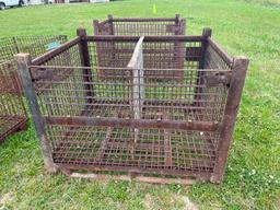 HEAVY DUTY WIRE BASKET 43"X53"X36"