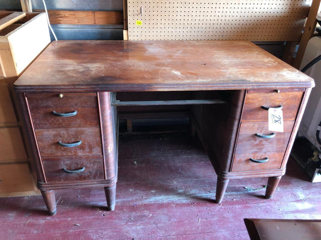 ANTIQUE WOODEN DESK