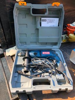 UNUSED RYOBI 2 SPEED 1/2 INCH HAMMER DRILL