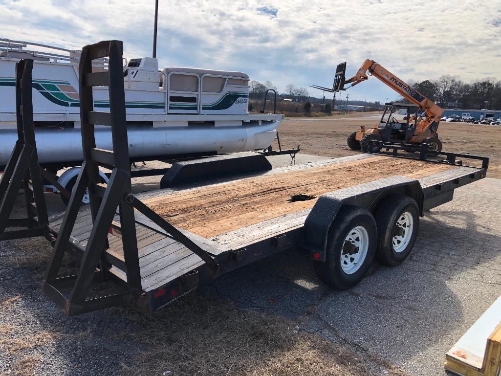 20'X83" EQUIPMENT TRAILER **NO TITLE**