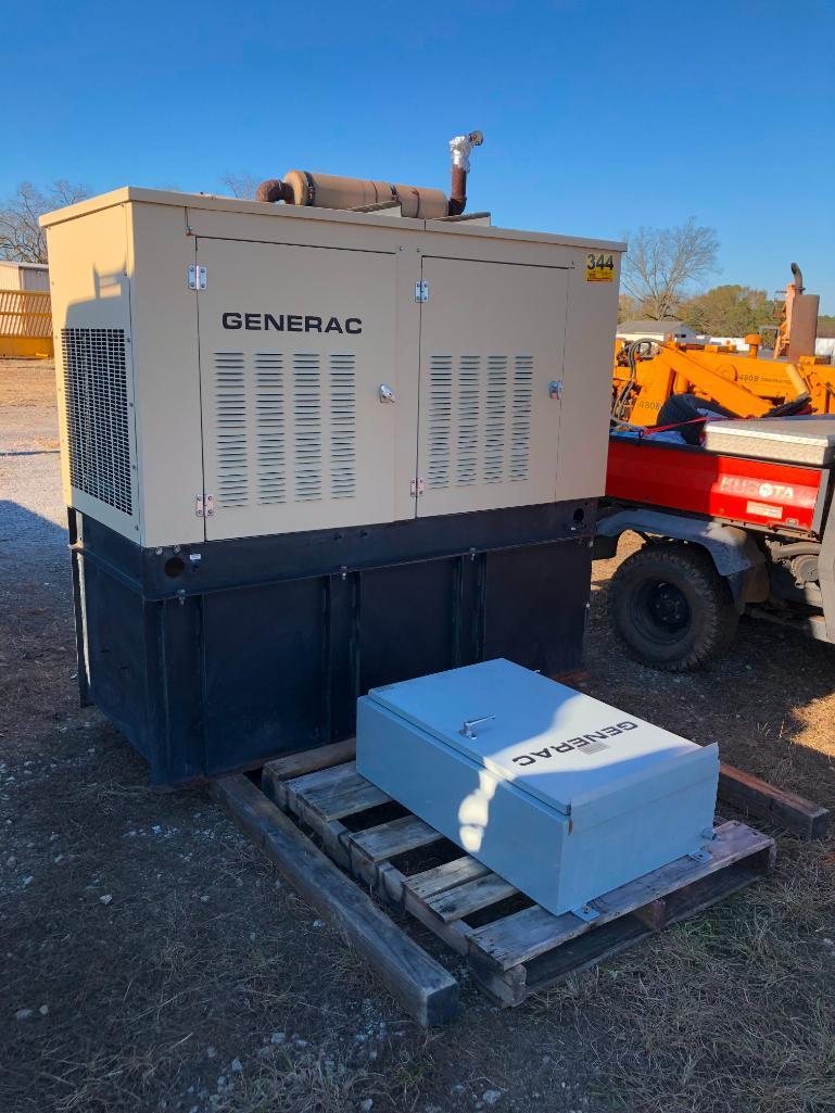 GENERAC 4CYL DIESEL 25KW SINGLE PHASE GENERATOR