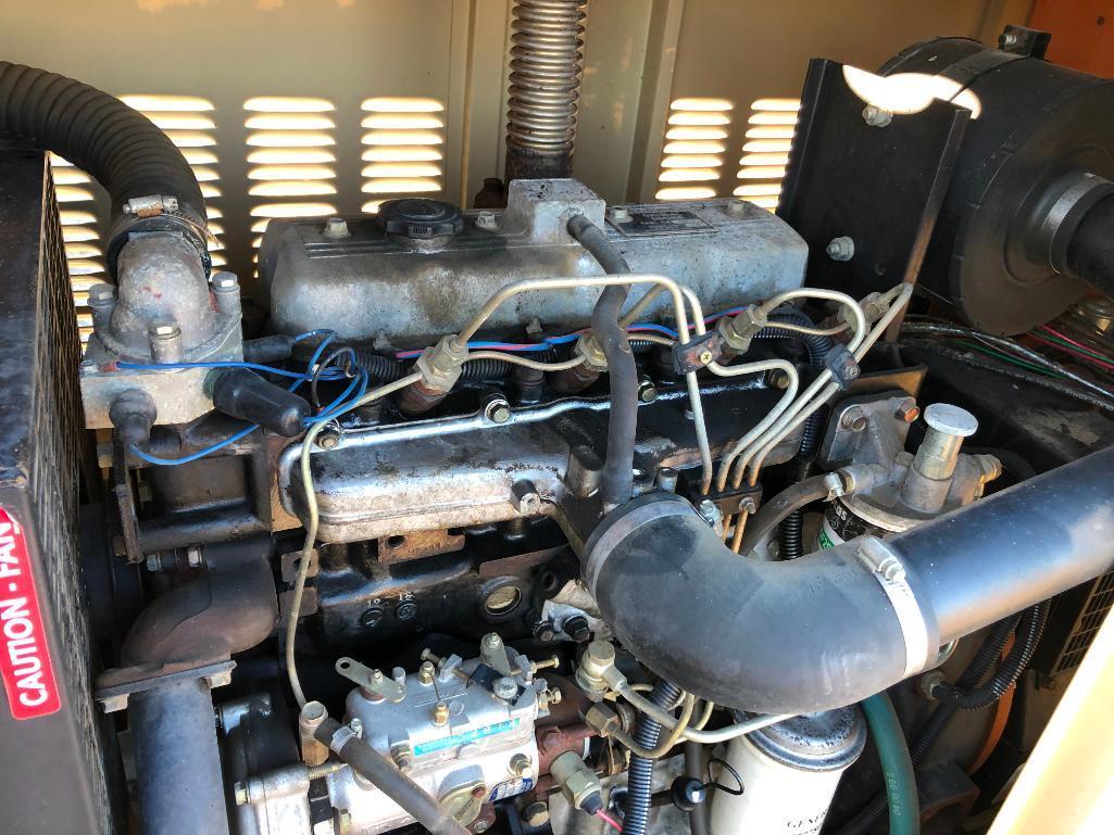 GENERAC 4CYL DIESEL 25KW SINGLE PHASE GENERATOR