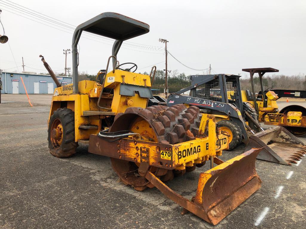 BOMAG VIBRATORY ROLLER **INOP**