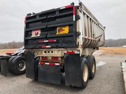 1989 FRUEHAUF 22' ALUMINUM DUMP TRAILER