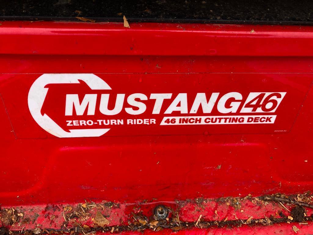 TROY BILT ZERO TURN MUSTANG 46